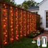 LED-Lichtgordijn 2x2 m, 200 warmweiße Blätter, 8 Modi, Timer, USB Productafbeelding-voorbeeld