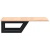 The Living Store Piano lavabo con staffa in acciaio e legno Anteprima dell’immagine prodotto 6