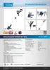 A product information sheet for a cordless grass trimmer, featuring product images, technical specifications, and accessory information. Náhľad obrázku produktu
