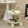 Ablageregal Rollregal 2 Ebenen, Servierwagen, Standregal & Produktbild-Vorschau 1