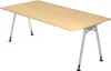 bümö Schreibtisch Serie-A - Nachbildung Ahorn, Größe:  200 Produktbild-Vorschau 1