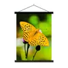 MuchoWow® Textilposter Schmetterling - Tiger - Blume 90x120 Produktbild-Vorschau 1