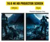 Pantalla para proyector 16:9, resolución 4K HD, con Vista previa de la imagen del producto 2