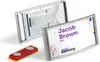 DURABLE Jmenovka CLASSIC s magnetem 30x65 mm, st?íbrná, Náhled obrázku produktu 1