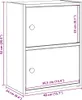 vidaXL Knihovna Sonoma dub 40x24x52 cm Materiál na bázi Náhled obrázku produktu 8