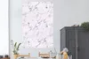MuchoWow® Poster Marmor - Weiß - Lila 120x180 cm - Produktbild-Vorschau 2