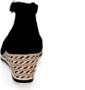 Tamaris Damen Pumps Espadrille Leder Keil Sandale Produktbild-Vorschau 8