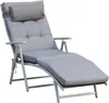 Outsunny Sonnenliege Strandliege Gartenliege Klappbar Produktbild-Vorschau 1