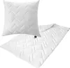 Mikrofaser Bett-Set Steppdecke + Kissen Sommer 135x200 + Produktbild-Vorschau 1