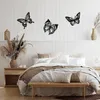 Metall Schmetterling Wanddeko Schwarz, (3 Stück) Wanddeko Produktbild-Vorschau 4