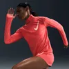 Nike NK SWOOSH HBR HZ Damen Mid Layer Lauf-Shirt mit Produktbild-Vorschau 17