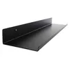 A black metal shelf against a white background. Podgląd zdjęcia produktu
