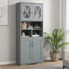 GOPLUS 145 cm Badezimmerschrank, freistehender Produktbild-Vorschau 7