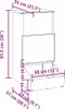 vidaXL Mangiatoia per maiali argento 55 x 38 x 76 cm Anteprima dell’immagine prodotto 8
