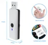 A product image showcasing a white controller adapter with dimensions and usage examples. Produktbild-Vorschau