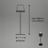 LED Akku-Tischleuchte Tischlampe höhenverstellbar IP44 Produktbild-Vorschau 9