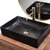 Umywalka nablatowa REA Inga Black Marble Mat Podgląd zdjęcia produktu 5