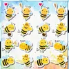 EDIBAZZAR | Bienenaufkleber auf einer Rolle, 500 Stück. Produktbild-Vorschau 7