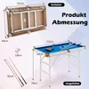 COSTWAY Table de billard pliante, Table de billard, Table Voir les images du produit 3