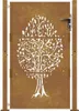 Vidaxl Gate 105x155 cm Baumdesign Acier corten Voir les images du produit 3