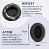 kwmobile 2x Ohr Polster für Bose A20 Aviation Headset Produktbild-Vorschau 4