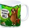 Kaffeebecher mit Faultier Dschungelmotiv und Spruch: Produktbild-Vorschau 1