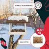 KOTARBAU® Mangeoire Oiseaux À Suspendre Bois Naturel 21 x Voir les images du produit 8
