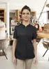 KARLOWSKY Damen Kochjacke GREEN-GENERATION Kurzarm Schwarz Produktbild-Vorschau 2