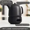 STEINZEIT Design Teekanne mit Stövchen (1,3L) – mit Produktbild-Vorschau 2