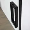 Nischenduschtür 100cm schwarze matte Profile und 6mm Produktbild-Vorschau 7
