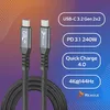 Kabel Usb-C -2M Schnellladung Pd 100W Usb 3.2 Typ C 10 Produktbild-Vorschau 3