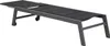 Bain de soleil BARBADOS en textilène noir - aluminium gris Voir les images du produit 3