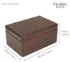 Creative Deco Bruine Grote Houten Doos Opbergdoos, 30 x 20 Productafbeelding-voorbeeld 3