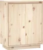 vidaXL Credenza 60x34x75 cm in legno di pino massiccio Anteprima dell’immagine prodotto 9