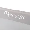Ochranný zábranný rám postele 150 x 66 x 35 cm Nukido sivý Náhľad obrázku produktu 3