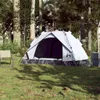 vidaXL Kuppel-Campingzelt 2 Personen Weiß Verdunkelt Quick Produktbild-Vorschau 3