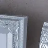 2er Set Fotorahmen 10x15 Silber Fotoaufsteller Barock Produktbild-Vorschau 5