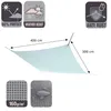 Store rectangulaire Hegoa, bleu lagune, 400 x 295 cm Voir les images du produit 5