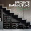 Novaliv Weinregal für 72 Flaschen | Flaschenregal schwarz | Produktbild-Vorschau 5