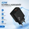 40W USB-C GaN Ladegerät mit 2m USB-C Ladekabel (20W) - Produktbild-Vorschau 2