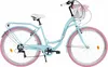 Damenfahrrad Davi Emma 28", 7 Gänge, 160-185 cm, Blau/Rosa Produktbild-Vorschau 1