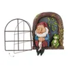 Relaxdays Zwerg mit Fenster, wetterfeste Gartendeko, Produktbild-Vorschau 6