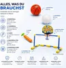 Gioco 2 in 1 per bambini e adulti: canestro da basket e Anteprima dell’immagine prodotto 2