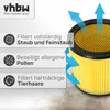 vhbw Faltenfilter kompatibel mit Thomas Junior 1516, 1216, Produktbild-Vorschau 2