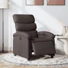 vidaXL Relaxsessel Elektrisch Dunkelbraun Stoff Produktbild-Vorschau 2