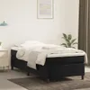 vidaXL Boxspringbett Schwarz 90x200 cm Samt - Boxspringbett Produktbild-Vorschau 2