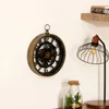 Wanduhr klassisch - gold - Kunststoff - D27 cm Produktbild-Vorschau 8