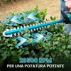Tagliasiepi senza fili 21V/8000mAh - Motore brushless 600W Anteprima dell’immagine prodotto 7