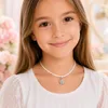 LUISIA® Kinder Halskette "Edelweiß" mit Kristallen von Produktbild-Vorschau 4