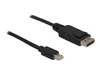 DELOCK Displayport Mini cavo DP -> DP St/St 2,00m sw 4K Anteprima dell’immagine prodotto 3